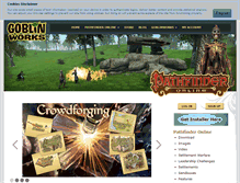 Tablet Screenshot of goblinworks.com